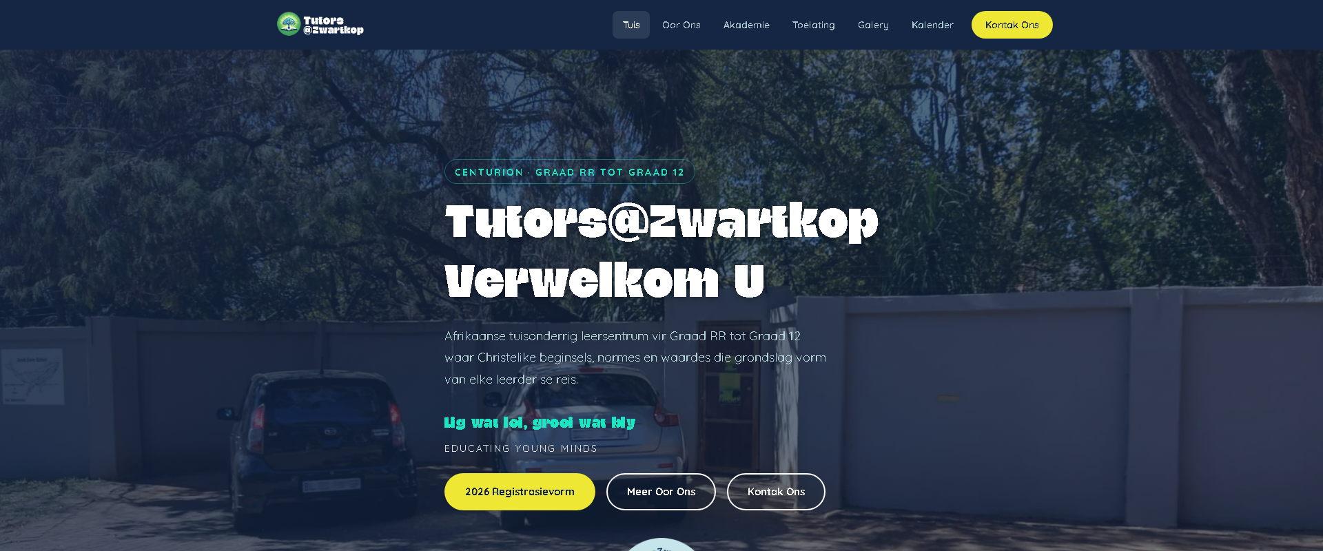 Tutors@Zwartkop - Afrikaans Learning Centre Centurion website by Logi-Ink